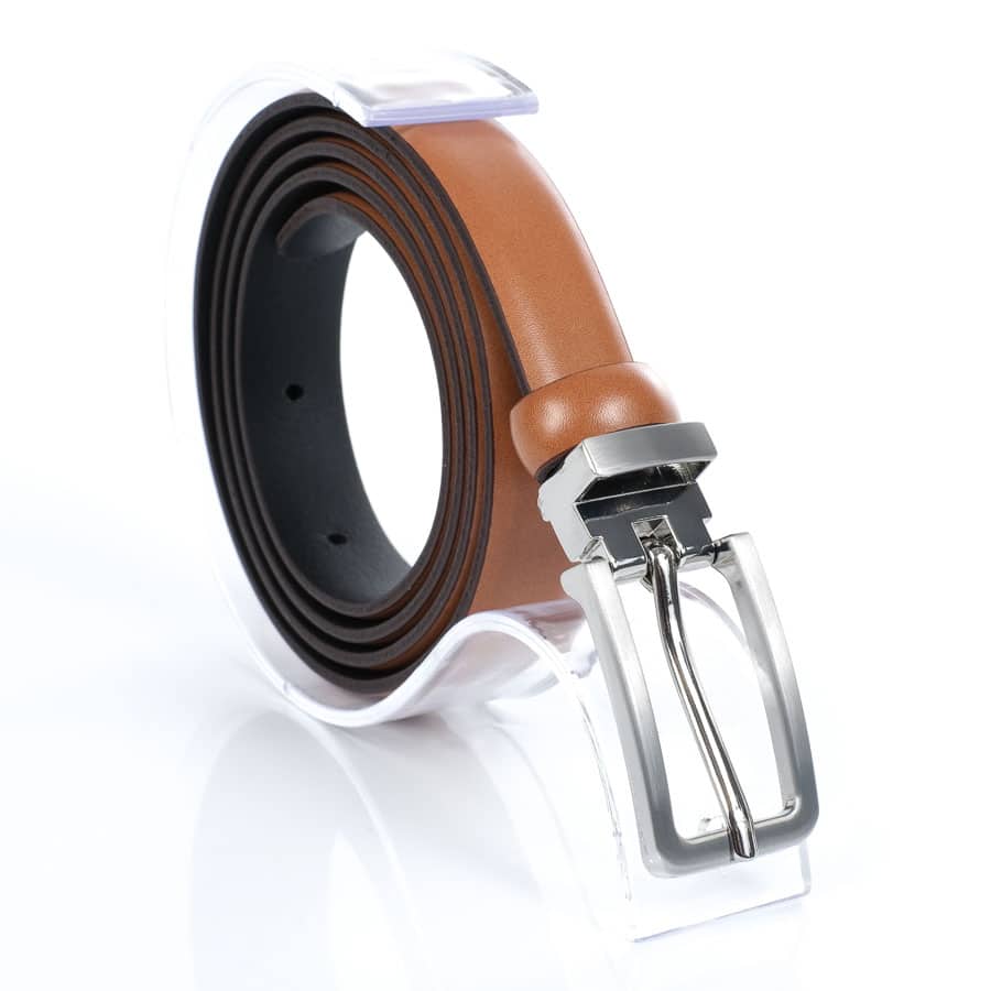 Női bőr öv fém csattal Bremi W23 barna (1) Női bőr öv fém csattal Bremi W23 barna