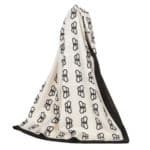 Tavaszi kendő pillangókkal, Versoli 90 x 90, krém