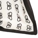 Tavaszi kendő pillangókkal, Versoli 90 x 90, krém