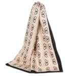 Tavaszi kendő pillangókkal, Versoli 90 x 90, latte