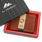 Bőr pénztárca férfi El Forrest 571-26 barna RFID