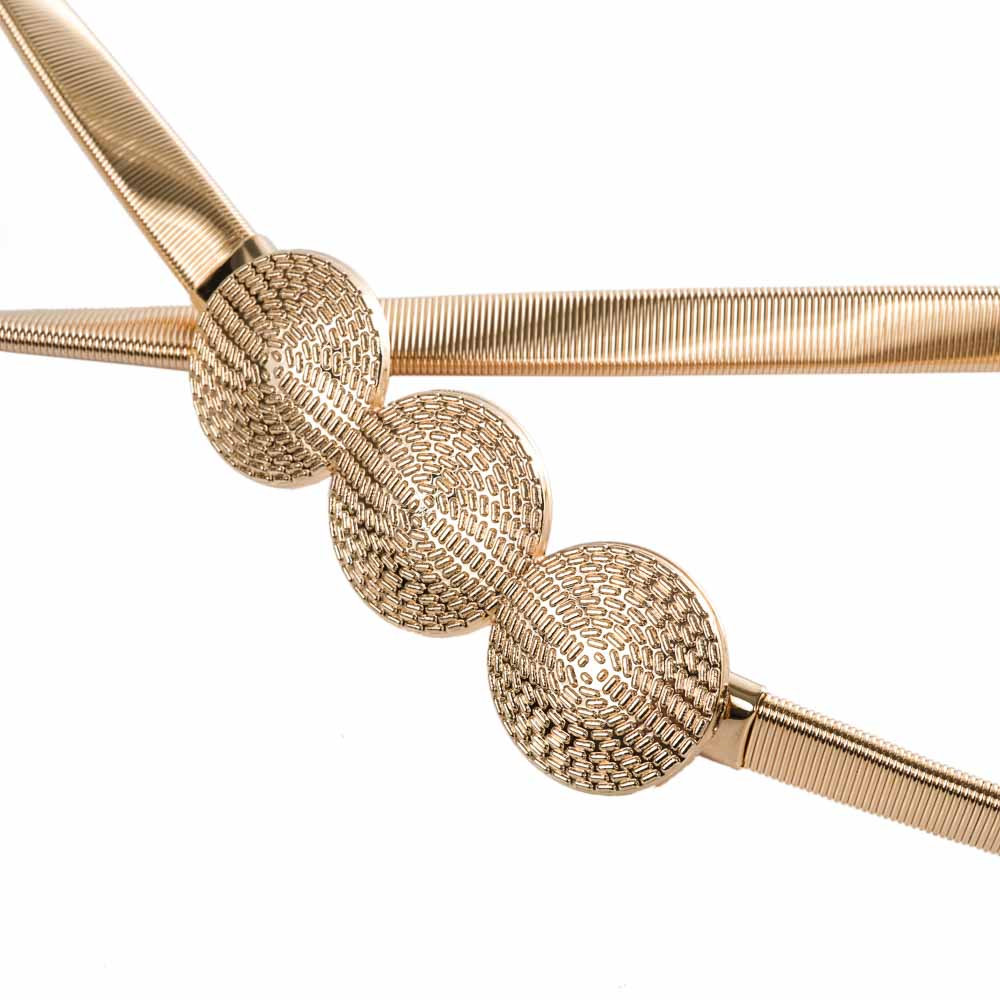 Női rugalmas öv fém csattal Triple Gold (1) Női rugalmas öv fém csattal Triple Gold