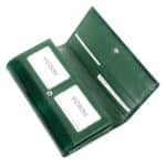 Patrizia bőr pénztárca FF122 zöld RFID