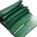 Patrizia bőr pénztárca FF122 zöld RFID