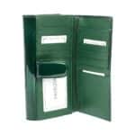 Patrizia bőr pénztárca FF122 zöld RFID