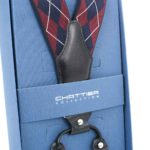 Nadrágtartó Hózentróger Chattier kék-bordó kockás