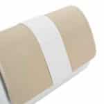 Női alkalmi táska Duet fehér-arany