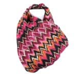 Átmeneti kendő pink-narancs mintás 85 x 190