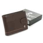 Férfi bőr pénztárca Rovicky N992L-CMC RFID barna