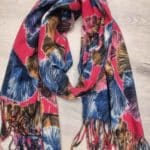 Női sál mintás 50% kasmír