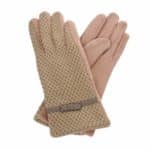 Női kesztyű apró kockás több színben