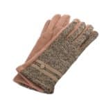 Női kesztyű mintás, több színben