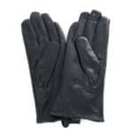 Női kesztyű valódi bőr, fekete