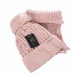 Női sapka és körsál, 30% gyapjú, lengyel termék, több színben