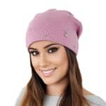 Női sapka fényes pöttyökkel Kamea Gorczyca (1)