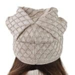 Női sapka fényes rombusz mintával Kamea Centuria